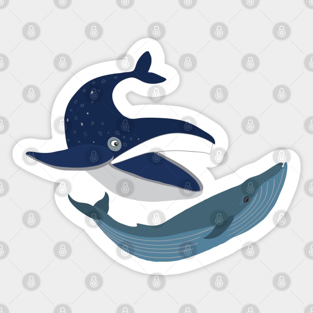 Blue Whales Sticker by VoneS